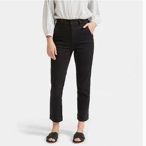Everlane Black Straight Leg Crop Short Pants Size 2